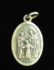 Vintage Holy Family Medal Religious Holy Catholic Dove Holy Spirit picture