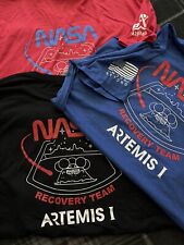 NASA Artemis XXL T-shirt Recovery Team Lot Of 3 picture