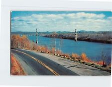 Postcard Waldo Hancock Bridge Bucksport Maine USA picture