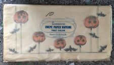 Antique Dennison Halloween Crepe Napkins NOS Unopened picture