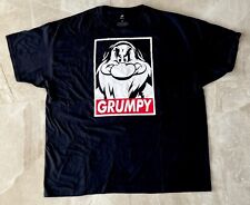 DISNEY GRUMPY T SHIRT - BLACK 3 XL - NEW NO TAG picture