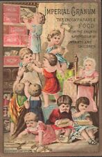 1887 Trade Card Imperial Granum Chas. Brace Druggist North Salina St Syracuse NY picture