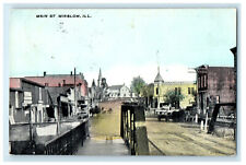 1910 Main Street Winslow Illinois IL Martintown WI Posted Postcard picture