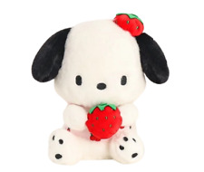 New Japan Sanrio Pochacco Dog Strawberry Plush Charm Key Bag Holder Toy Mascot picture