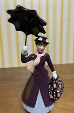 Vintage Disney Mary Poppins Carpet Bag Ceramic Figurine With Parrot Umbrella picture