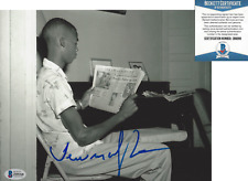 TERRENCE ROBERTS SIGNED CIVIL RIGHTS LITTLE ROCK NINE 8x10 PHOTO COA BAS BECKETT picture