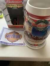 2001 Budweiser Holiday Stein “Holiday At The Capitol” In Box w/COA picture