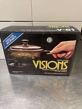 Brand New Visions V-81 Corning Ware Amber Brown Sealed picture