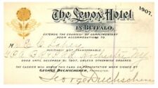 PASS Membership 1907 The Lenox Hotel Buffalo  E. Lahey  picture