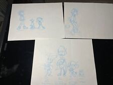 Vintage Animation Art Cartoon Concept Art Model Sheets First Draft UNKNOWN I17 picture