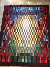 Hand Quilted Patchwork Wall Hanging Banner for Church or Twin Bed Quilt picture