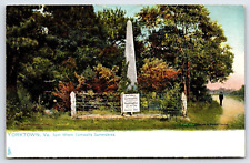 Old Vintage Antique Postcard Yorktown Virginia Cornwallis Granite Monument picture