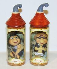 RARE 1999 LAAF EFTELING LAM & LAZY MINI GNOME FIGURINES IN PACKAGING ~EXCLUSIVE~ picture