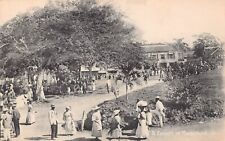 Mandeville Jamaica Market Downtown Church Early 1900s Downtown Vtg Postcard A11 picture