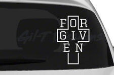 Forgiven Cross Vinyl Decal Sticker, God, Jesus, Christian, Religious, Faith Hope picture