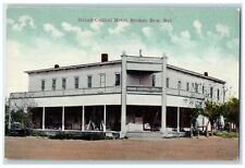 c1910's Grand Central Hotel Exterior Broken Bow Nebraska NE Unposted Postcard picture