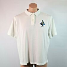 VTG NASA STS 107 Columbia Land's End Polo Rugby Womens Shirt Size XL Space picture