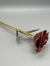 Real Rose Dipped in Gold, Red Rose, forever Rose *No Box* picture