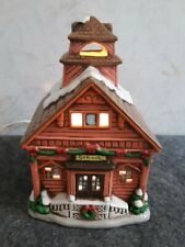 Vintage Lefton Colonial Village School #05821 By Byron Wood 1986 Christmas  picture