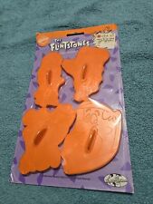 Vtg Rare NOS Wilton 1994 The Flintstones Embossed Cookie Cutter 4 Pc Set in Pkg picture