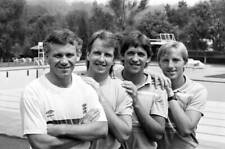 England's four Everton footballers pose together at the Reform- 1986 Old Photo 1 picture