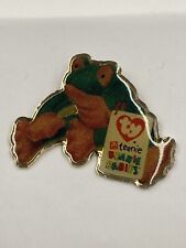 VTG Smooth The Frog TY Teenie Beanie Babies McDonalds Crew Lapel Pin Brooch picture