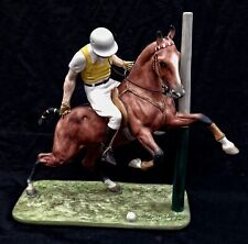 Rare Vtg Mid-Century 1953 Artist Edward Marshall Boehm Polo Player Sculpture  picture