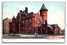 Poughkeepsie NY Postcard State Armory Building 1905 picture