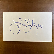 John Lithgow Signed Autographed 3x5 Index Card picture