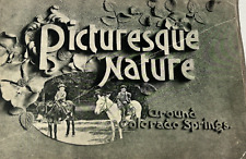 PICTURESQUE NATURE COLORADO SPRINGS COLORADO Vintage RARE Photo Book picture