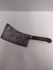 Antique 1890s Foster Arrow Mark #8 Meat Cleaver Butcher Knife Original Read picture