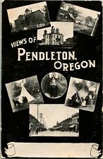 Vtg Postcard 1900s UDB Pendleton Oregon OR - Views Of Pendletown Multiview UNP picture