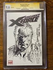 CGC SS 9.6 Marc Silvestri Cable Original Art Signed Sketch Blank Cover X-Force 1 picture