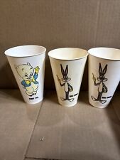 1966 Pepsi Looney Tunes Bugs Bunny And Porky Pig Plastic Cups picture