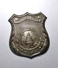 Vintage - Rare- 1920's Baltimore & Ohio R.R. Railway Police Badge picture
