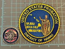 Hawaii District US Federal Probation Courts Officer USPO Challenge Coin & Patch picture