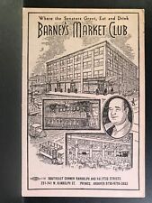 Postcard Chicago IL - Barney's Market Club Restaurant picture