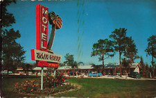Seffner Florida, Fair Winds Motel, Marquee Sign, Advertising, Vintage Postcard picture