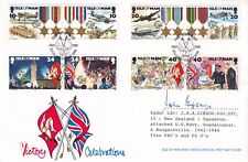 Victory Celebrations  Signed by J A A Gibson Battle of Britain Pilot WW11 ace 12 picture