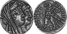 Cleopatra and Antiochos VIII, Queen of Egypt, ROMAN REPLICA REPRODUCTION COIN picture