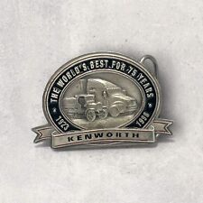 vintage KENWORTH WORLD'S BEST FOR 75 YEARS Belt Buckle 1998 picture