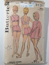 Butterick 3131 Vintage 1960s Teen Sportswear Sewing Pattern Size 14 picture