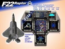 F22 RAPTOR  COCKPIT instrument panel CDkit picture
