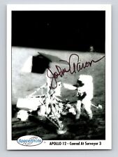 John Aaron Authentic Autographed Signed 1990 NASA Spaceshots Apollo 12 Card picture