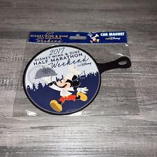 Run Disney 2017~Wine & Dine Half Marathon Weekend Epcot Mickey Mouse~Car Magnet picture