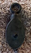 VINTAGE Metal Iron Pully Single Wheel picture
