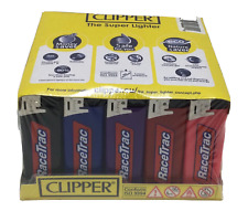 Clipper The Super Lighter Racetrac Lot of 50 Lighters Multiple Colors Ships Free picture