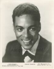 Handsome black man singer Chuck Daniel vintage music photo picture