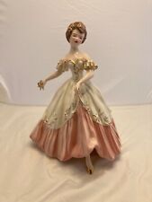 Florence Ceramics Pasadena CA-CAROL Figurine Lace Sleeves in Pink Mint Condition picture