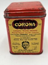 Vintage 1920’s Phillips Corona Ointment Antiseptic Dressing Lubricant Tin Empty picture